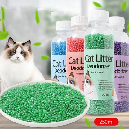 300G Kitten Toilet Cleaning, Cat Litter Deodorant Bead, Artifact Pet Odor Activated Carbon Absorbs, Cat Sand Stink