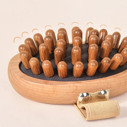 Elastic Airbag Scalp Massage Brush Eliminate Local Fat Handheld Acupoint Meridian Brush Portable Relaxation Tool