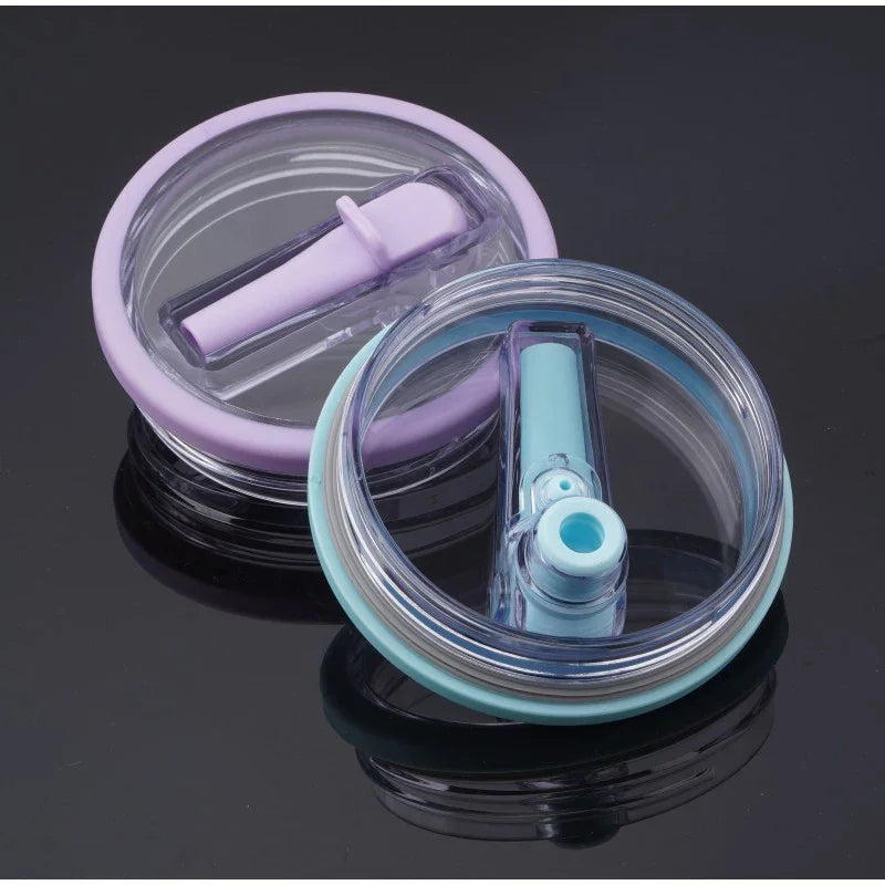 Spill-proof Cup Cover for Stanley 40oz Replaceable Environmental Protection Cup Cover Creative Spiral Straw Cover Cup Accessorie