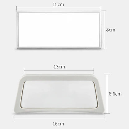 Car Makeup Mirror Portable Auto Sun-Shading Visor HD Mirrors Car Interior Mirror For Smart Fortwo 451 2009-2014 Car-styling