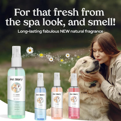 Premium Grooming Spray Dog Spray Deodorizer Perfume For Dogs - Dog Cologne Spray Long Lasting Dog Sprays - Dog Perfume Spray Lon