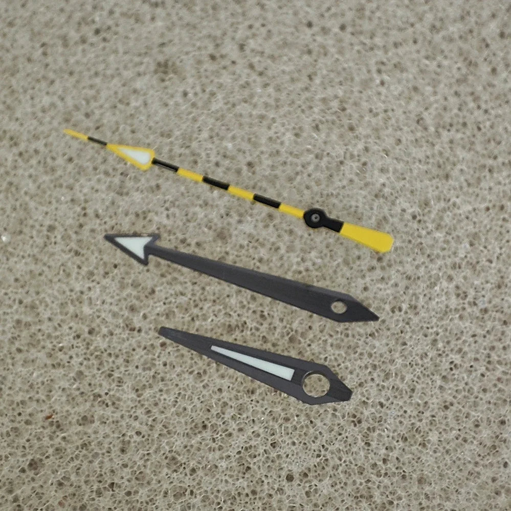 Blue Luminous Watch Hands Coloured Seconds Hand Set Retrofit Watch Accessories Three Hands for NH35/NH36/4R/7S Movement