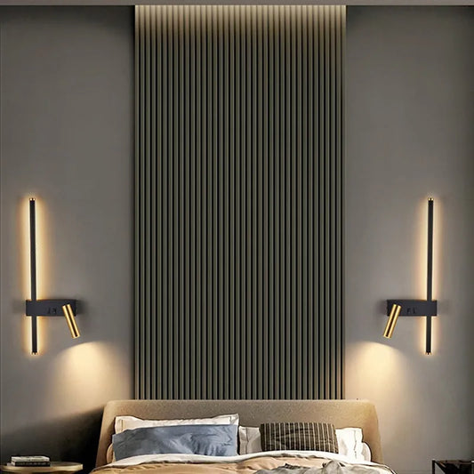 Wall lamp Nordic modern creative led simple living room sofa background wall decorative lamp reading lamp bedroom bedside lamp