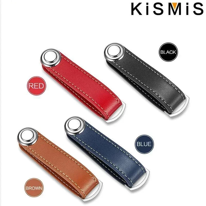 Car Key Pouch Storage Case Wallet Holder Keyring Collector Organizer Keychain Multifunctional Folding Pocket Keyholde