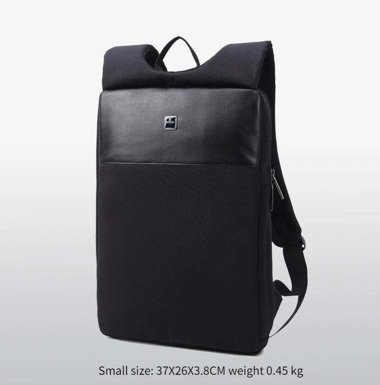 Men's 14/15 Inch Laptop Backpack Slim Casual Computer Backpack Ultra Light Waterproof Bag Suitable for Business