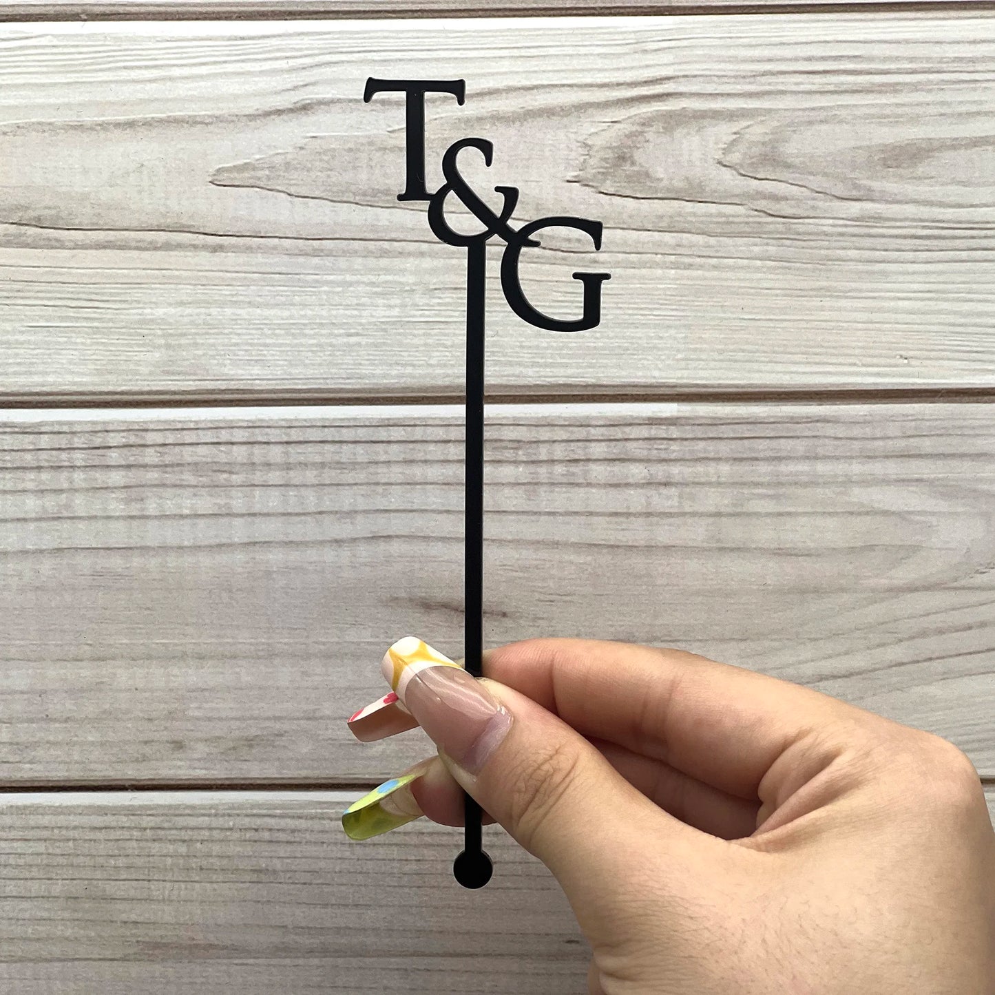 Personalized Acrylic Party Drink Stirrers Baptism Cocktail Swizzle Sticks Table Decor Customized Wedding Cocktail Stirrers