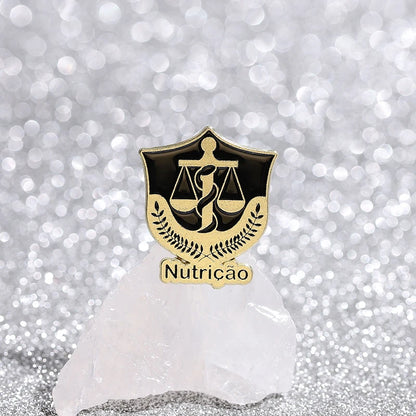 Veterinary Pharmacy Symbol Caduceus Snake Enamel Pins Odontologia Nutricao Fisioterapia Medical Health Badge Brooch Doctor Nurse