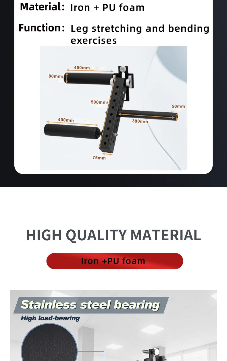 Seated Leg Extension and Curl Machine for Effective Leg Muscle Training Adjustable Leg Extension Attachment Leg  Fitness