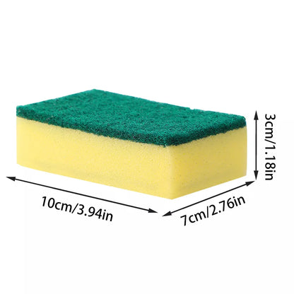 30PCS Dishwashing Sponge Kitchen Nano Emery Magic Clean Rub Pot Rust Focal Stains Sponge Removing Kit Cleaning Brush Sponges