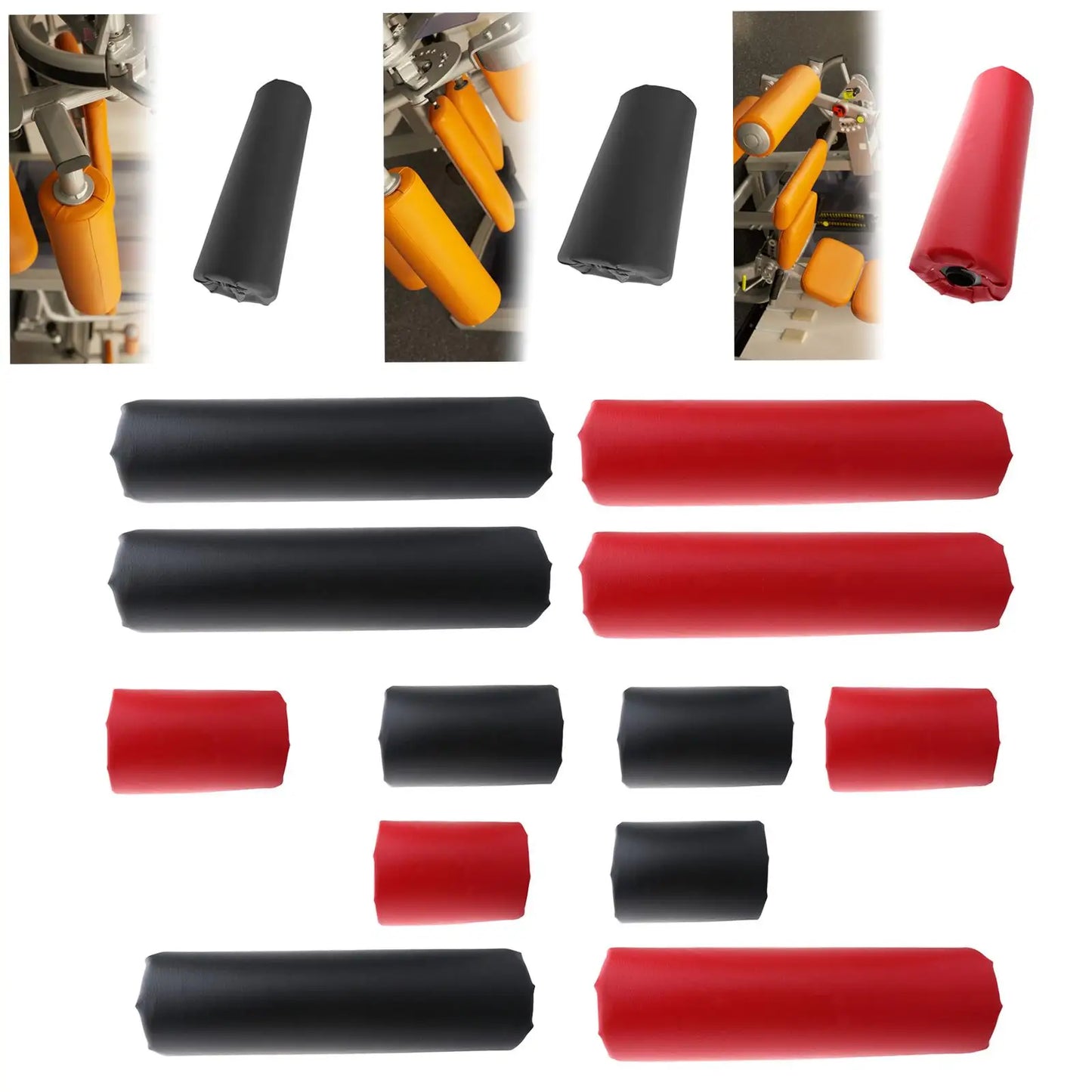 1 Piece Foam Foot Pad Roller 50cmx12cm Round Sponge Foam Tube Sleeve for Indoor Home Gym Exercise Machine Exercise Equipment