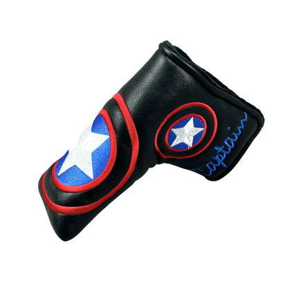 Golf Five-pointed star Pattern Head cover Driver Head Covers Fairway Wood Head Covers Hybrid Head Covers Putter Cover