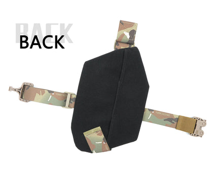 Tactical Leg Holster Magazine Pouch Hunting Airsoft Plate Carrier Molle Drop Platform Thigh Protector Glock Camping Outdoor Spor