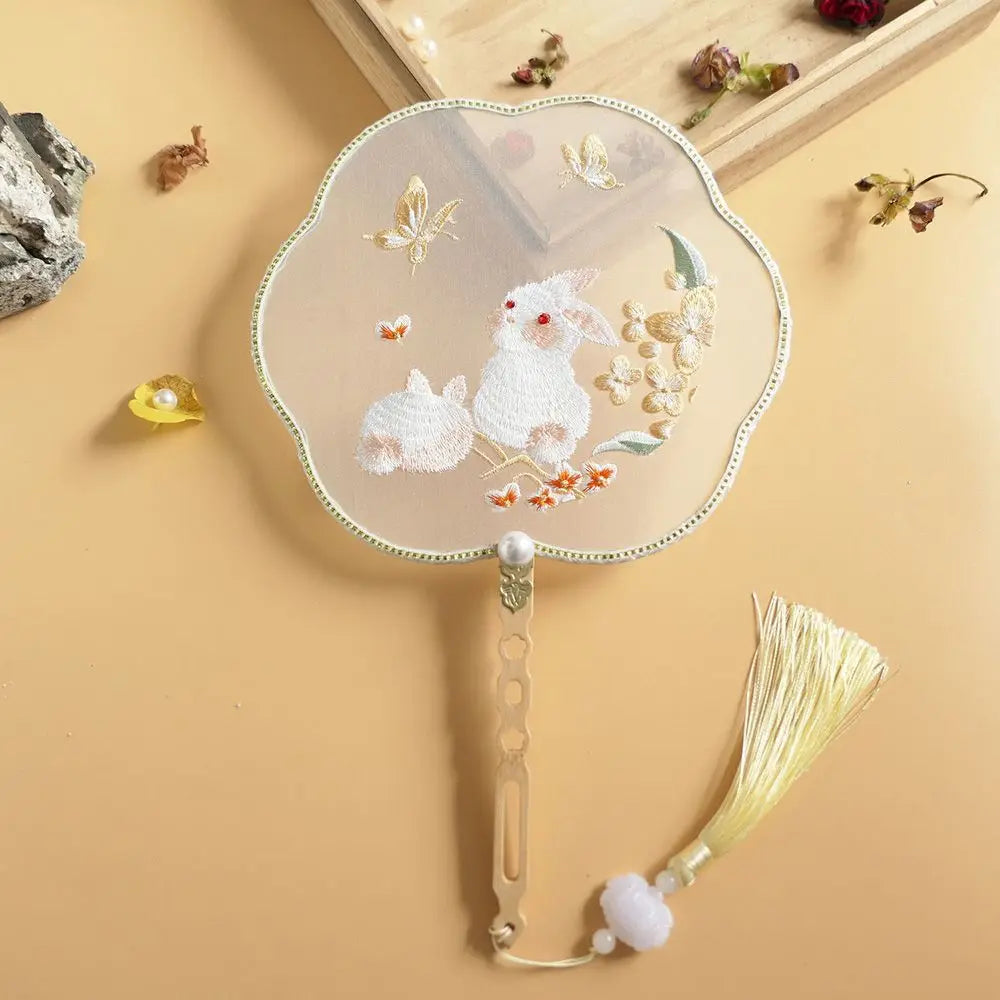 Style Hanfu Accessories Dancing Fan DIY Craftsmanship Decorative Fans Home Decoration Hand Fan Group Fan Photography Prop