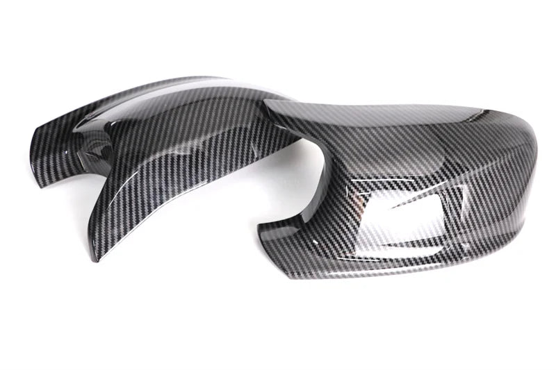 M Style Look Rearview Mirror Cover Cap Carbon Fiber Look Black for BMW  X3 F25 X1 E84 Pre-LCI 2010 2011 2012 2013 Case