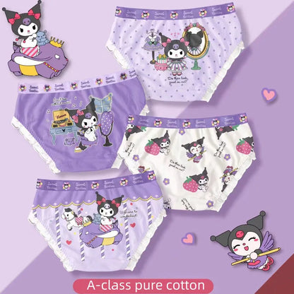 Children's Pure Underwear Boys And Girls Princess Cartoon Underwear Cartoon Sweet Cute Babys Briefs
