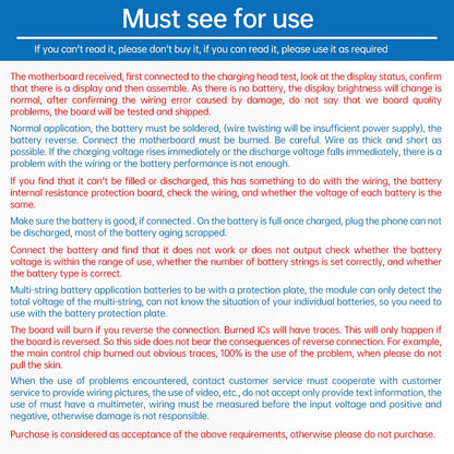 45W PD Mobile Phone Power Bank Charge Type-C USB Boost Charger Circuit Board Power Supply Accessory
