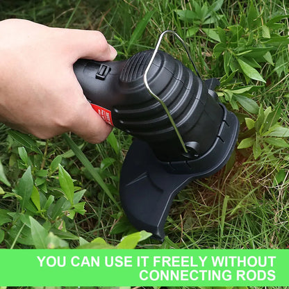 Electric Cordless Grass Trimmer Length Adjustable Rechargeable Lawn Mower Portable Mini Lawn Mower USB Charging for Garden/Lawn