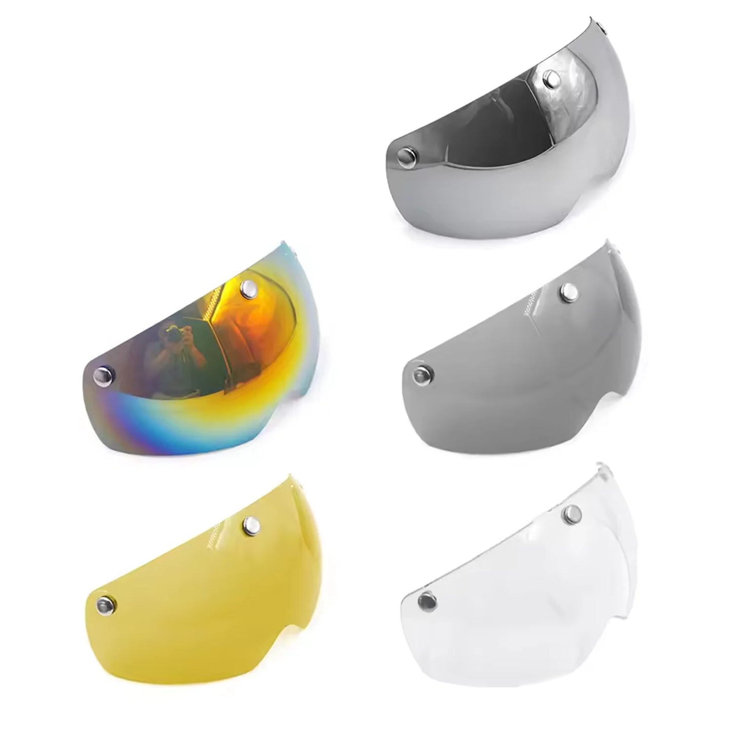 Cycling Sunglasses Bike Helmet Glasses Visor Accessories helmet accessories Glasses Visor Accessories Transparent Gray Yellow