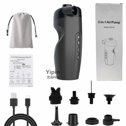 Electric Air Pumps Wireless Inflator Plastic Rechargeable for Camping Gear Paddle Board Pool Toys Tire Quick Inflation