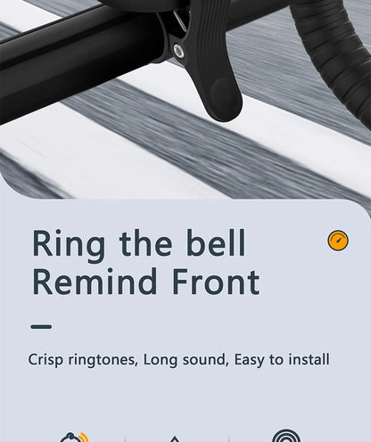 TWOOC Bicycle Bell for Apple AirTag | Holder Hidden in Bell | Bicycle Anti-Theft | Road Approved | Tool Included