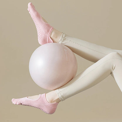 Yoga Socks for Women toe socks non slip Pilates class Hollow out Breathable anti-slip socks five fingers aerobics cotton socks