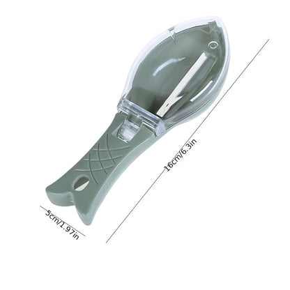 Fish Skin Brush Fast Remove Fish Scale Scraper Planer Tool Fish Scaler Fishing Knife Cleaning Tools Kitchen Cooking Accessorie