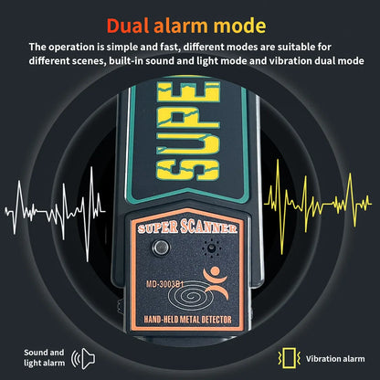 Safe Checking Metal Detector Handheld Metal Detection Gold Finder Portable Scanner Depth Wall Detector Security Inspection Devic