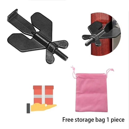 Portable Hotel Door Lock Live Alone Self-Defense Door Stop Travel Anti-theft Door Stopper Childproof Door Lock Safety Home Latch