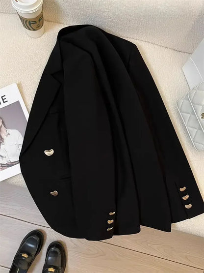 Office Wear Professional Outfits Outerwear Solid Women's Blazers Spring Autumn Female Coats and Jackets In Promotion Korean Fall