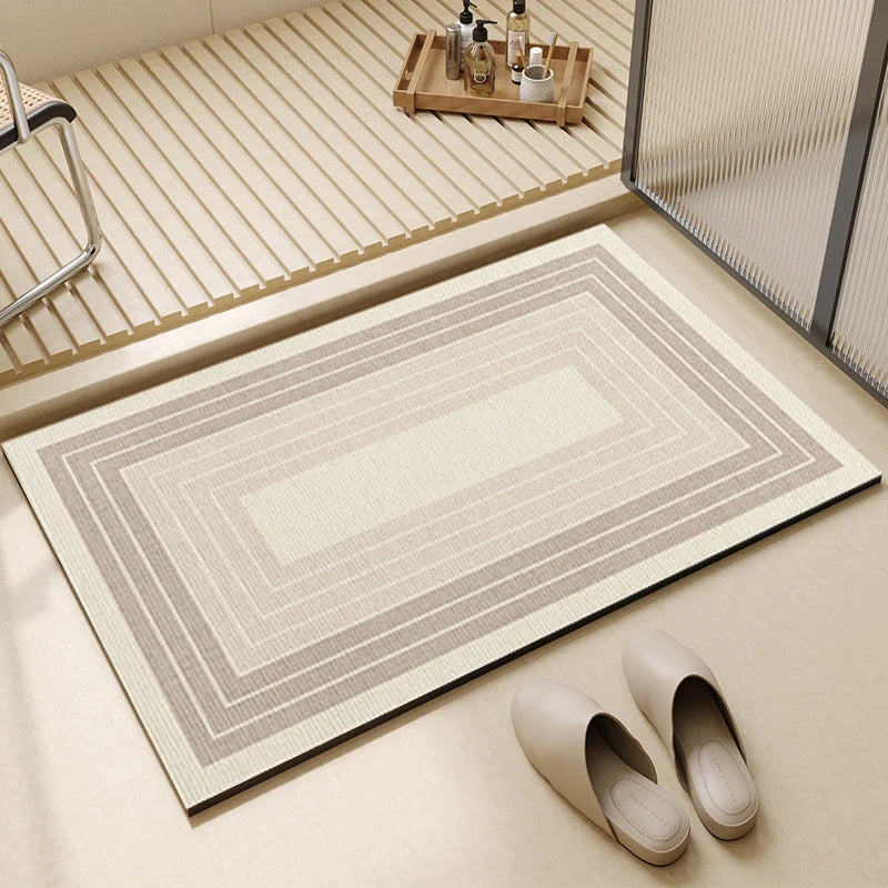 Anti slip kitchen floor mat,Water absorbing rug,Fashion pattern decoration carpet,Multi functional door mat,Bathroom floor mat