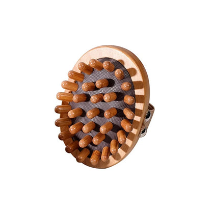 Body Anti Cellulite Brush Soothing Wooden Essential Oil Spa Air Cushion Massage Hair Comb Scalp Massage Brush Body Massager