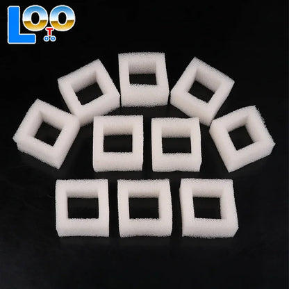 10Pcs Cat Water Fountain Water Pump Foam Filters Compatible With Square Dispensers Pre-Filtered For Fresh & Clean Drinking Water