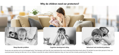 Baby Ear Protection for Babies and Toddlers Noise Reduction Earmuffs Baby Headphones Against Hearing Damage Improves Sleep