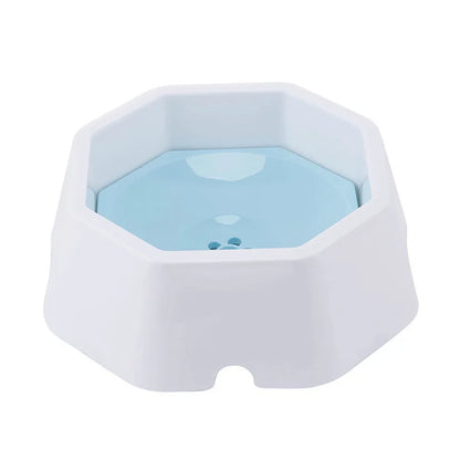 Anti-splash Water Bowl Dogs Drinker Slow Drinking Bowl Non-Wetting Mouth Anti-Overflow Water Feeding Dog Waterer Pet Accessories