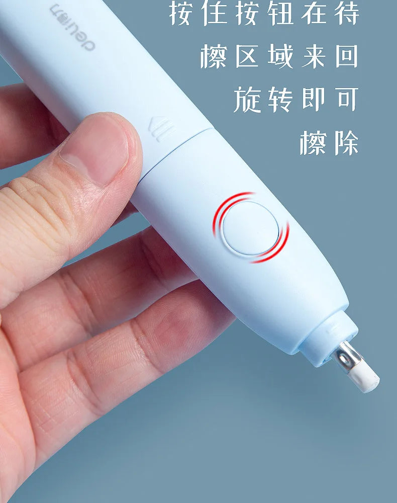 Electric Eraser Art Drawing Eraser Highlight Sketch Eraser for Students with Refills Correction Supplies Stationery