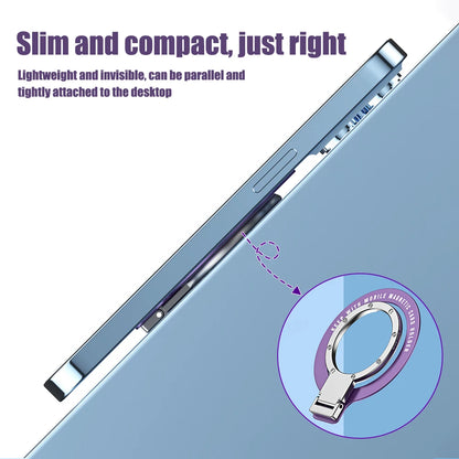 Cell Phone Ring Holder Stand Finger Grip Degree Rotation Kickstand Compatible iPhones Wireless charging