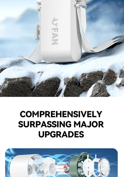 Handheld Fan, Portable Handheld Fan with Ice Function Turbo Powerful Rechargeable Fans  for Outdoor Indoor travel essentials