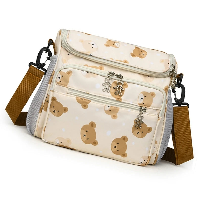 Spacious Mother Bag for Baby Essential Multifunction Baby Gear Organizes Bag Essential Baby Travel Bag Easy Access Storage