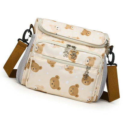 Spacious Mother Bag for Baby Essential Multifunction Baby Gear Organizes Bag Essential Baby Travel Bag Easy Access Storage