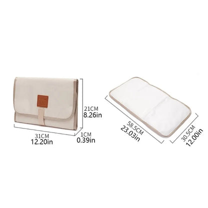 Baby Outing Waterproof Diaper Changing Mat Multi-color Outing Portable Outdoor Changing Soft Diaper Mat