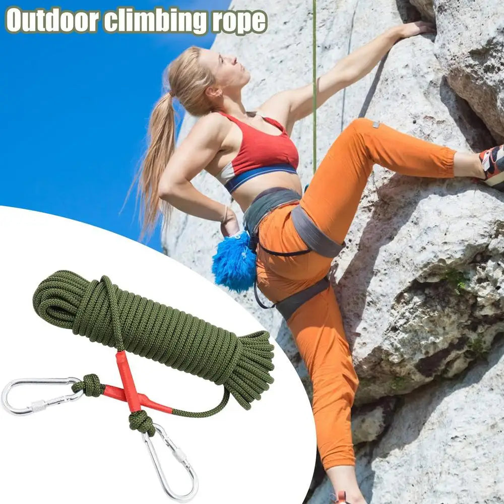 Climbing Rope 5m/16ft Outdoor Safety Nylon Ropes Outdoor Gear Working Protection Paracord For Escape Rescue Survival Parachute