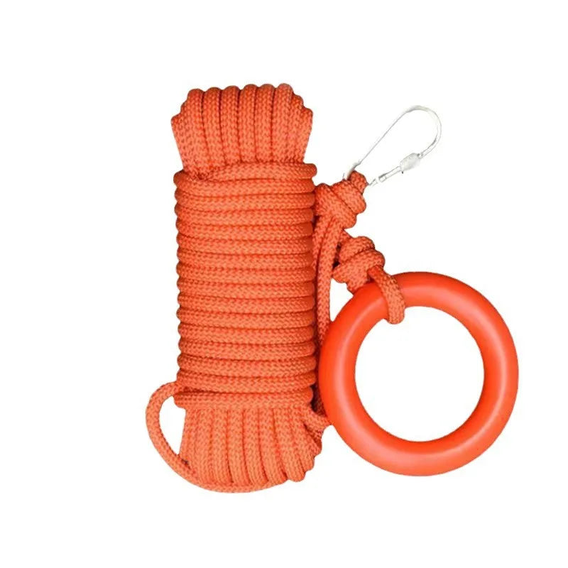 2pcs Lifesaving Ropes Water Floating Rope Outdoor Outdoor Safety Equipment Wear Resistant Saving Rope Rescue Line for Fishing