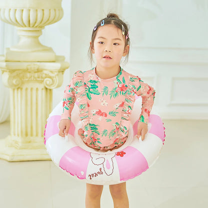 Children's Inflatable Swimming Floating Mat Inflatable Swimming Ring Pool Mat Air Mattresses Lifebelt Swimming Pool Accessories