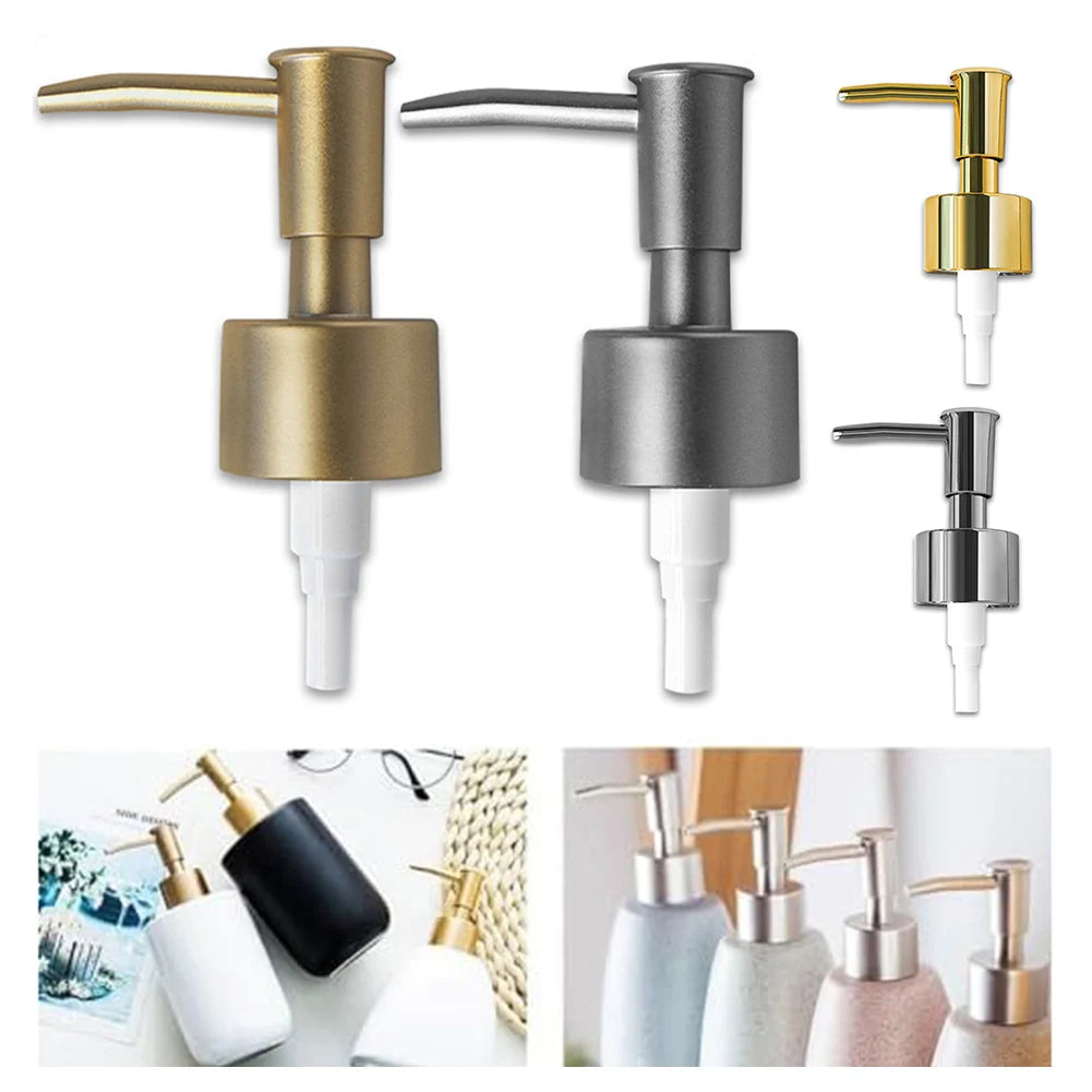 Creams Replacement Soap Dispenser Pump Kitchen Bathroom Brushed Silver Monitor Brightness Essences Gold Real SPAs