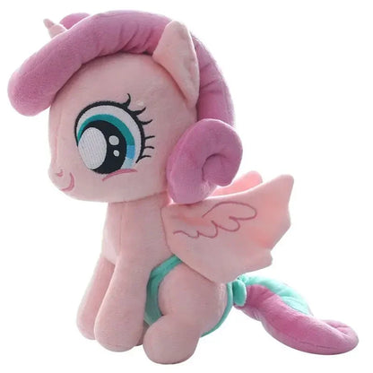 Cartoon Flurry Heart Horse Plush Doll Stuffed Toys 25CM