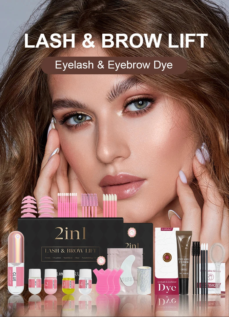 Lash Lift Kit,Lash Lift,Professional Eyelash Perm Kit,Liquid Set,Semi-Permanent,Curling Perming,Wave Lift Extension Perm Set