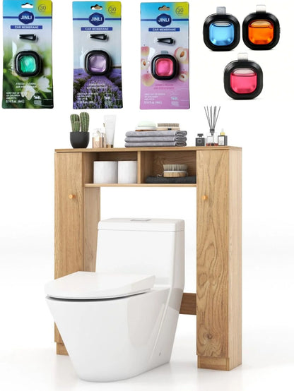 Long-Lasting Car Air Freshener Vent Clip Essential Oil Scented Odor Eliminator 0.14oz Alcohol-Free Fragrance for Fresh Car Smell