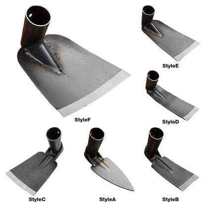 Garden Hoe for Digging Soil Agricultural Hoe Forging Weeding Small Hoe for Planting Vegetables Flowers Outdoor Farming Tools