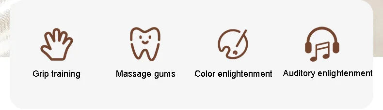 Baby Silicone Hand Catching Ball Baby Chewing Teether Toy Hand Bell 0-12 Months Newborn Sensory Educational Toys Infant Gift