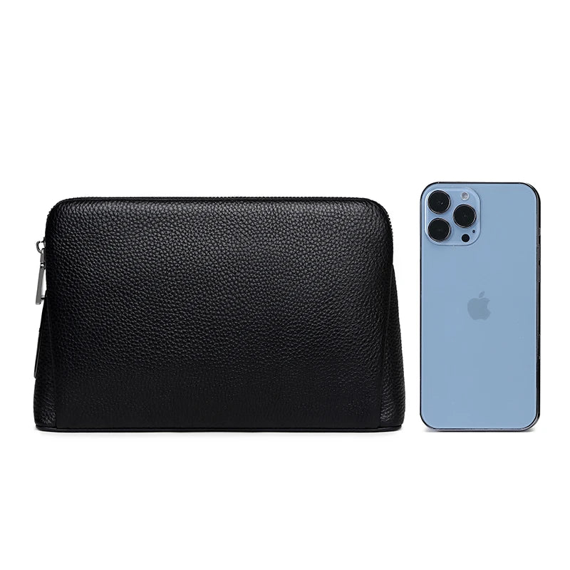 Man`s Fingerprint Lock Handbag Security Wallet